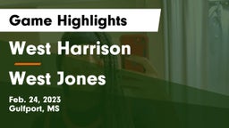West Harrison  vs West Jones  Game Highlights - Feb. 24, 2023