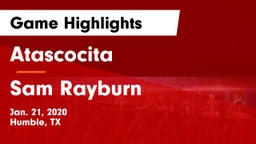 Atascocita  vs Sam Rayburn Game Highlights - Jan. 21, 2020