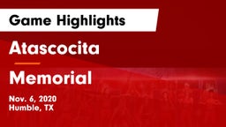 Atascocita  vs Memorial  Game Highlights - Nov. 6, 2020