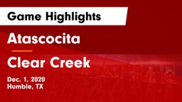 Atascocita  vs Clear Creek  Game Highlights - Dec. 1, 2020