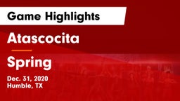 Atascocita  vs Spring  Game Highlights - Dec. 31, 2020