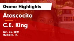 Atascocita  vs C.E. King  Game Highlights - Jan. 26, 2021
