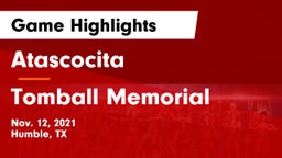 Atascocita  vs Tomball Memorial  Game Highlights - Nov. 12, 2021