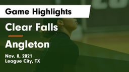 Clear Falls  vs Angleton  Game Highlights - Nov. 8, 2021