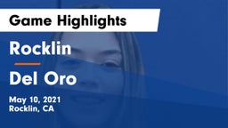 Rocklin  vs Del Oro  Game Highlights - May 10, 2021
