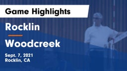 Rocklin  vs Woodcreek  Game Highlights - Sept. 7, 2021