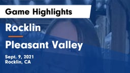 Rocklin  vs Pleasant Valley  Game Highlights - Sept. 9, 2021