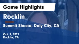 Rocklin  vs Summit Shasta, Daly City, CA Game Highlights - Oct. 9, 2021