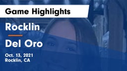 Rocklin  vs Del Oro  Game Highlights - Oct. 13, 2021