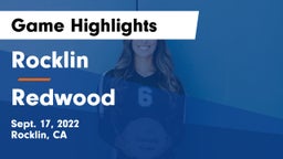 Rocklin  vs Redwood  Game Highlights - Sept. 17, 2022