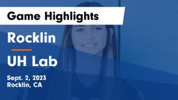 Rocklin  vs UH Lab Game Highlights - Sept. 2, 2023