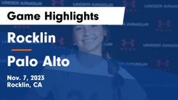 Rocklin  vs Palo Alto  Game Highlights - Nov. 7, 2023