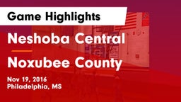 Neshoba Central  vs Noxubee County Game Highlights - Nov 19, 2016