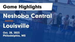 Neshoba Central  vs Louisville  Game Highlights - Oct. 28, 2023