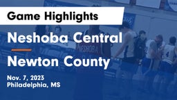 Neshoba Central  vs Newton County  Game Highlights - Nov. 7, 2023