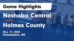 Neshoba Central  vs Holmes County Game Highlights - Nov. 11, 2023
