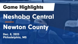 Neshoba Central  vs Newton County  Game Highlights - Dec. 8, 2023