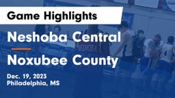 Neshoba Central  vs Noxubee County  Game Highlights - Dec. 19, 2023