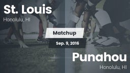 Matchup: St. Louis High vs. Punahou  2016