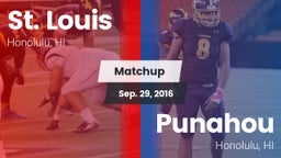 Matchup: St. Louis High vs. Punahou  2016