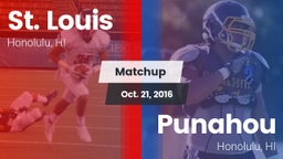 Matchup: St. Louis High vs. Punahou  2016