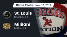 Recap: St. Louis  vs. Mililani  2017