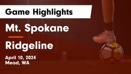 Mt. Spokane vs Ridgeline  Game Highlights - April 10, 2024