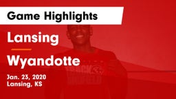 Lansing  vs Wyandotte  Game Highlights - Jan. 23, 2020