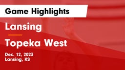Lansing  vs Topeka West  Game Highlights - Dec. 12, 2023