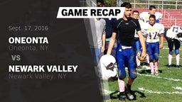 Recap: Oneonta  vs. Newark Valley  2016