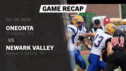 Recap: Oneonta  vs. Newark Valley  2016