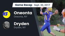 Recap: Oneonta  vs. Dryden  2017
