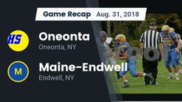 Recap: Oneonta  vs. Maine-Endwell  2018