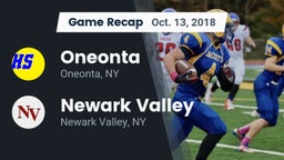 Recap: Oneonta  vs. Newark Valley  2018