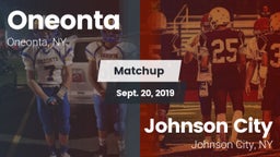 Matchup: Oneonta  vs. Johnson City  2019