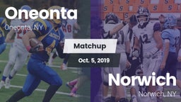 Matchup: Oneonta  vs. Norwich  2019