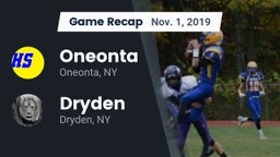 Recap: Oneonta  vs. Dryden  2019