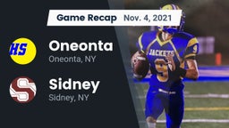 Recap: Oneonta  vs. Sidney  2021