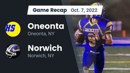 Recap: Oneonta  vs. Norwich  2022