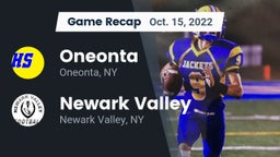 Recap: Oneonta  vs. Newark Valley  2022