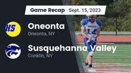 Recap: Oneonta  vs. Susquehanna Valley  2023
