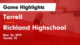 Terrell  vs Richland Highschool Game Highlights - Nov. 26, 2019