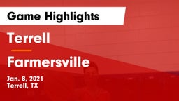 Terrell  vs Farmersville Game Highlights - Jan. 8, 2021