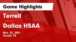 Terrell  vs Dallas HSAA Game Highlights - Nov. 22, 2021