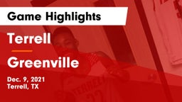 Terrell  vs Greenville  Game Highlights - Dec. 9, 2021