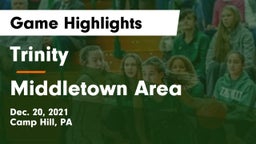 Trinity  vs Middletown Area  Game Highlights - Dec. 20, 2021