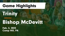 Trinity  vs Bishop McDevitt  Game Highlights - Feb. 3, 2023