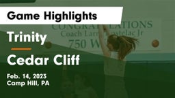 Trinity  vs Cedar Cliff Game Highlights - Feb. 14, 2023