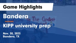 Bandera  vs KIPP university prep  Game Highlights - Nov. 30, 2023