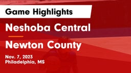 Neshoba Central  vs Newton County Game Highlights - Nov. 7, 2023